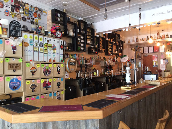 Craft beer and cider at Pestle and Mortar in Hinckley
